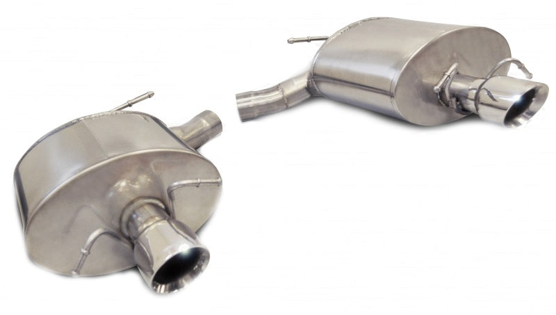 Corsa 11-13 Cadillac CTS Wagon V 6.2L V8 Polished Sport Axle-Back Exhaust - eliteracefab.com