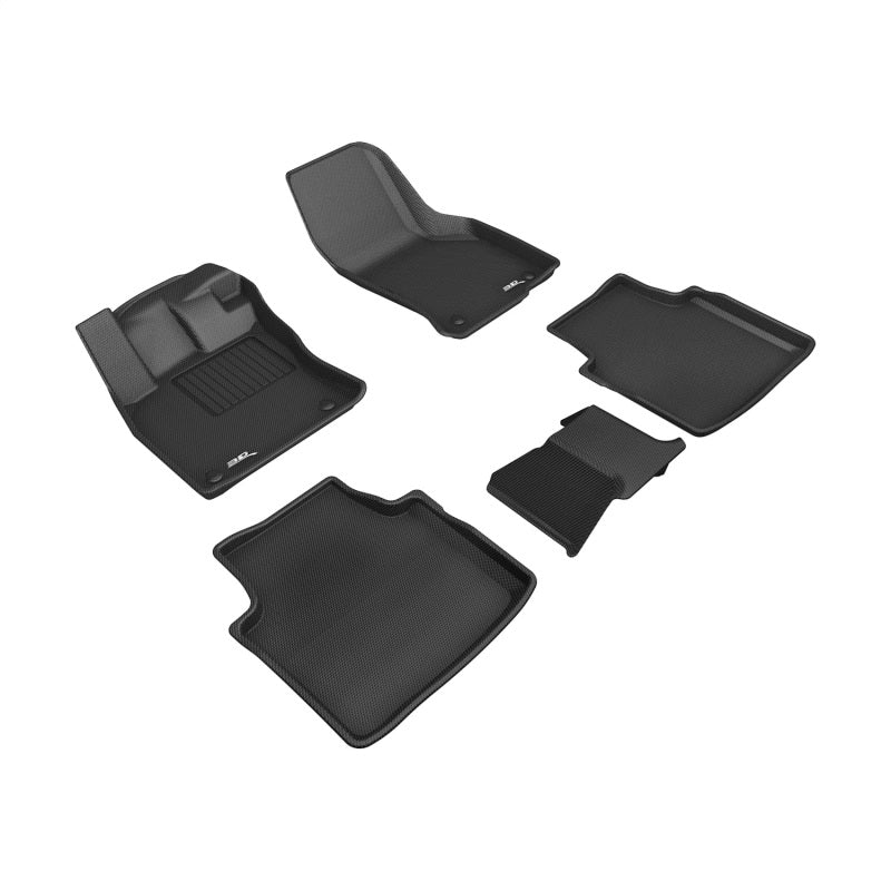 3D Maxpider 19-23 Volkswagen Arteon Kagu Floor Mat- Black R1 R2 3D MAXpider