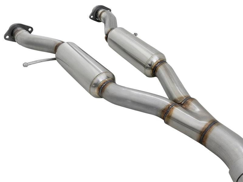 aFe Large Bore HD 3in 304 SS Cat-Back Exhaust w/ Black Tips 14-19 Jeep Grand Cherokee (WK2) V6-3.6L - eliteracefab.com