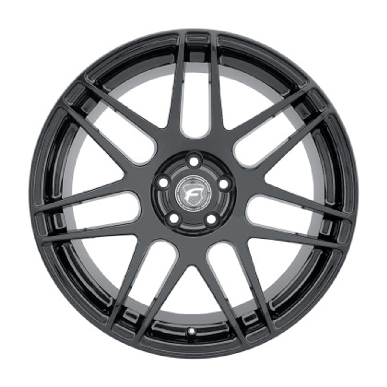 Forgestar F14 20x9.0 / 5x114.3 BP / ET35 / 6.4in BS Gloss Black Wheel Forgestar