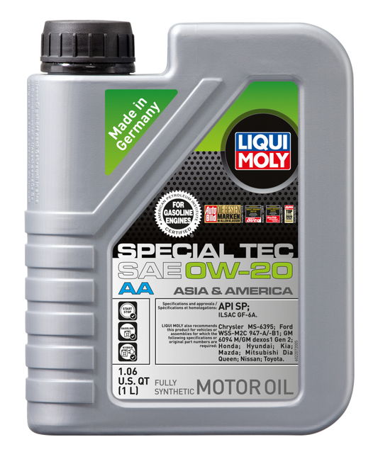 LIQUI MOLY 1L Special Tec AA Motor Oil 0W20 LIQUI MOLY