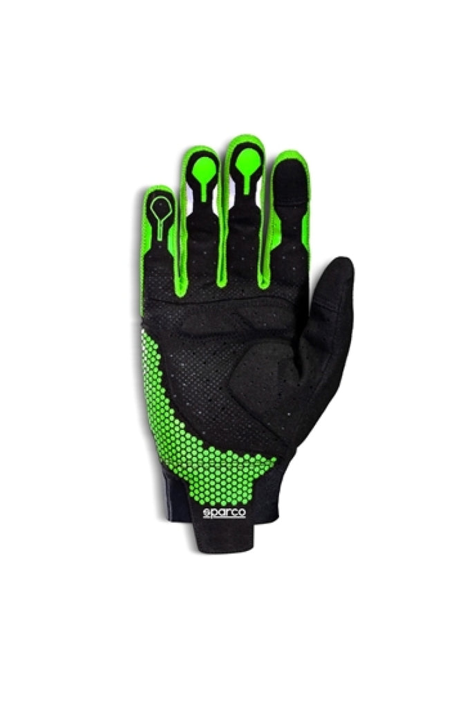 Sparco Gloves Hypergrip+ 10 Black/Green - eliteracefab.com