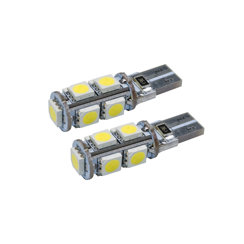 Oracle T10 9 LED 3 Chip SMD Bulbs (Pair) - Cool White - eliteracefab.com