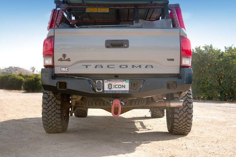 ICON 2016+ Toyota Tacoma Rear Impact Bumper - eliteracefab.com