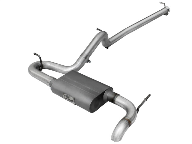 aFe Scorpion Exhaust System Cat Back 2.5in Aluminized Hi-Tuck 07-18 Jeep Wrangler JK V6 3.6/3.8L - eliteracefab.com