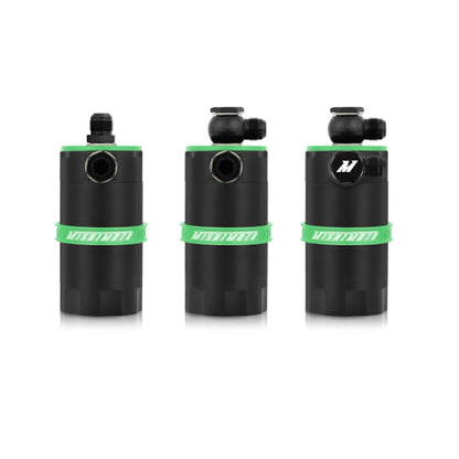 Mishimoto Universal Baffled Oil Catch Can - Green Mishimoto