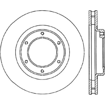 StopTech Cryo Slotted Sport Brake Rotor - Left Stoptech