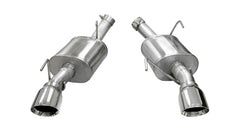 Corsa 05-10 Ford Mustang Shelby GT500 5.4L V8 Polished Xtreme Axle-Back Exhaust - eliteracefab.com