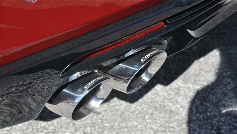 Corsa 2016 Chevrolet Camaro SS 6.2L V8 2.75in Polished Sport Axle-Back Exhaust - eliteracefab.com