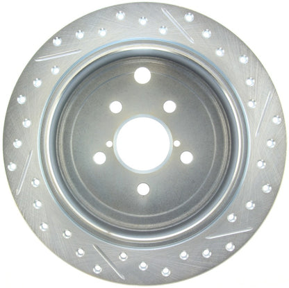 StopTech Select Sport 09-13 Subaru Forester Slotted and Drilled Right Rear Rotor - eliteracefab.com