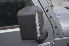 DV8 Offroad 07-18 Jeep Wrangler JK LED Mirror Housing w/ Turn Signal Option - eliteracefab.com
