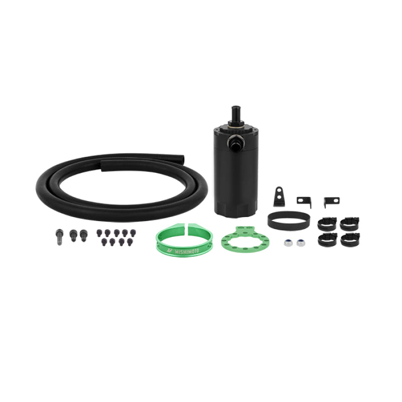 Mishimoto Universal Baffled Oil Catch Can - Green Mishimoto