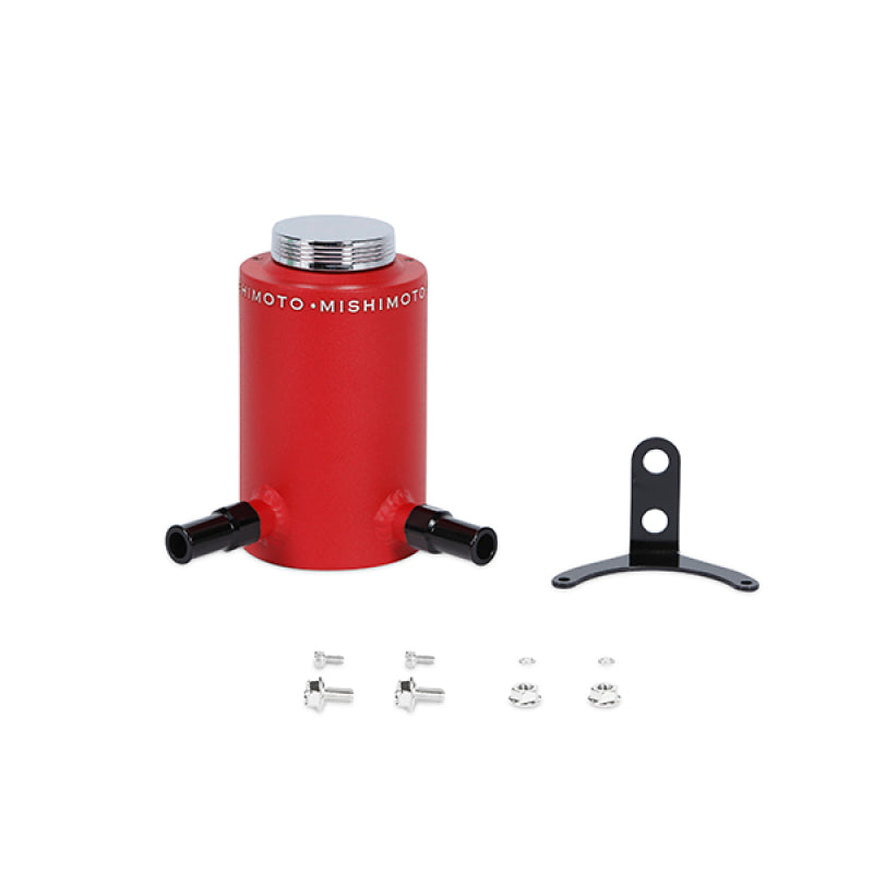 Mishimoto Aluminum Power Steering Reservoir Tank - Wrinkle Red - eliteracefab.com