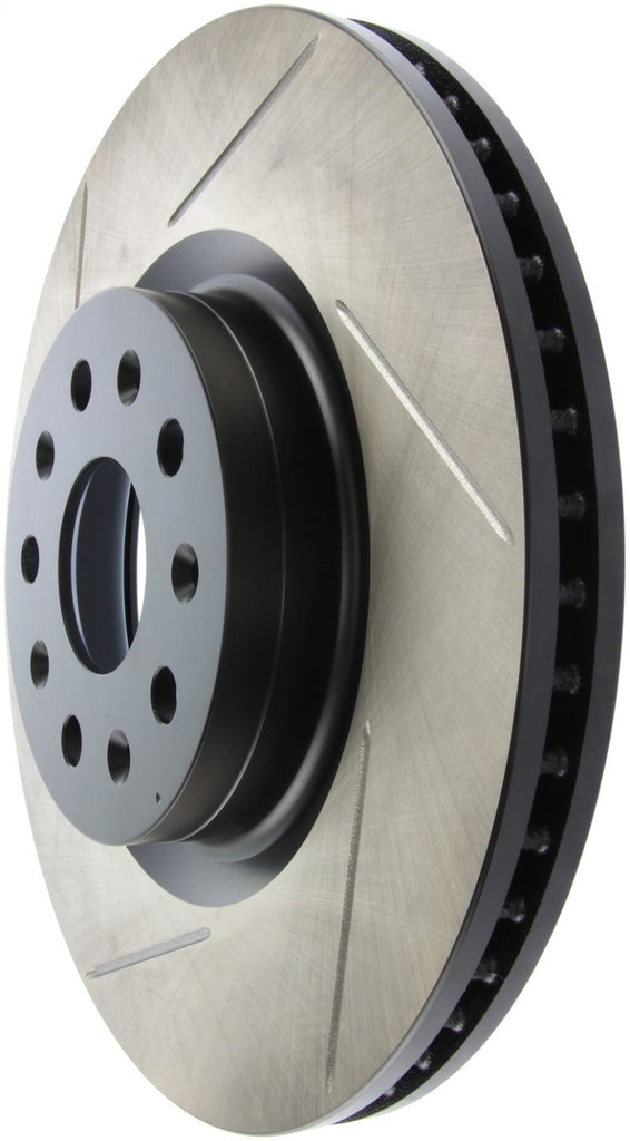 StopTech Sport Slot 16-18 Cadillac CT6 Slotted Front Right Rotor - eliteracefab.com