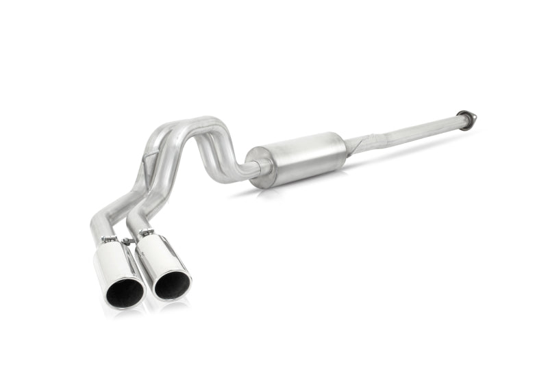 Gibson 15-19 Ford F-150 King Ranch 5.0L 3in/2.5in Cat-Back Dual Sport Exhaust - Stainless - eliteracefab.com