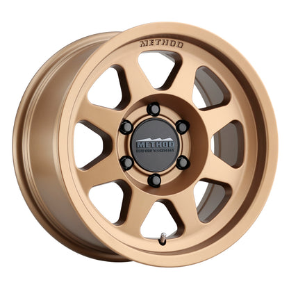 Method MR701 17x9 -12mm Offset 6x5.5 106.25mm CB Method Bronze Wheel - eliteracefab.com