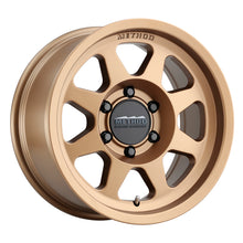 Load image into Gallery viewer, Method MR701 17x9 -12mm Offset 6x5.5 106.25mm CB Method Bronze Wheel - eliteracefab.com