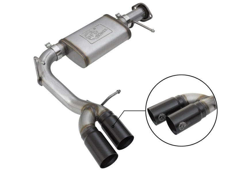 aFe MACH Force-Xp 3in 409 SS Cat-Back Exhaust w/ Black Tips 17-18 GM Colorado/Canyon V6-3.6L - eliteracefab.com