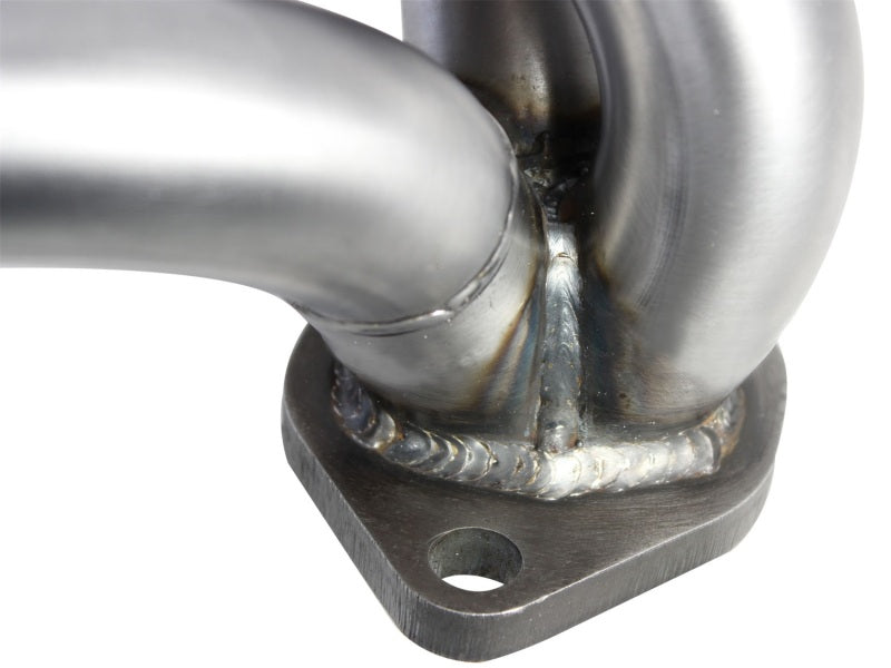 aFe Twisted Steel Header SS-409 HDR Jeep Wrangler JK 07-11 V6 3.8L aFe