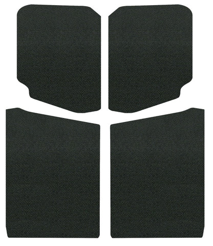 DEI 18-23 Jeep Wrangler JL 2-Door Boom Mat Headliner - 5 Piece - Black DEI