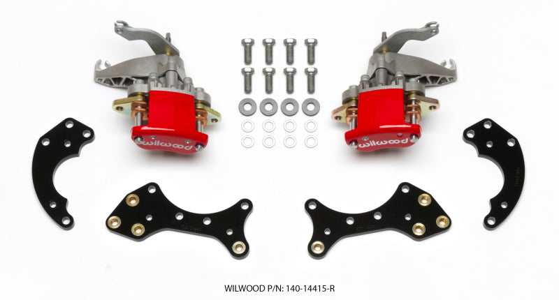 Wilwood P/S Retrofit Kit w/MC4 P-Brake Forged Dynalite Pro Street 12.19in Rear Kits Wilwood