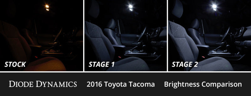 Diode Dynamics 16-23 Toyota Tacoma Interior LED Kit Cool White Stage 2 Diode Dynamics