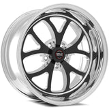 Weld S76 17x10 / 5x5 BP / 7.2in. BS Black Wheel (High Pad) - Non-Beadlock