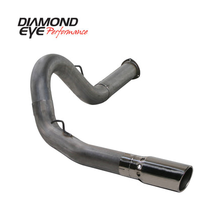 Diamond Eye KIT 5in DPF-BACK SGL SS 07.5-08 CHEVY 6 6L 2500/3500 PCKGD BX46X14X14OD EL-PL Diamond Eye Performance