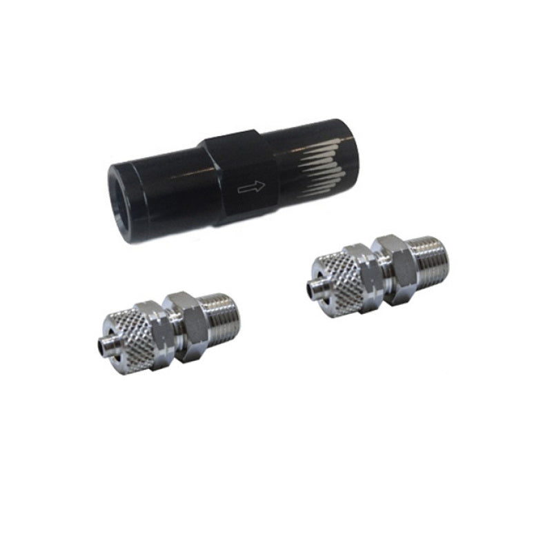 Snow Performance High Flow Water Check Valve Quick-Connect Fittings (For 1/4in. Tubing) - eliteracefab.com