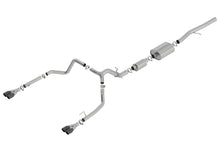 Load image into Gallery viewer, Borla 19 Chevrolet Silverado/GMC Sierra 1500 6.2L SS (S-Type) Catback Exhaust - Black Chrome Tips - eliteracefab.com