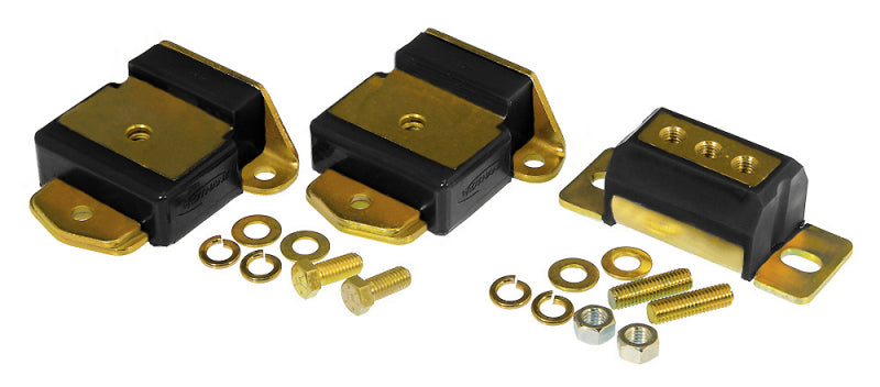 Prothane GM Motor & Trans Mount Kit - Black - eliteracefab.com