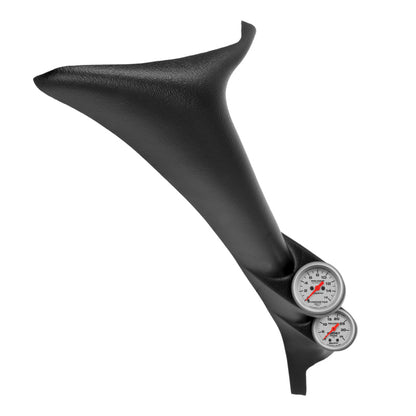 Autometer 99-07 Ford Powerstroke/SD Black Dual Pillar Ultra-Lite Gauge Kit 7074