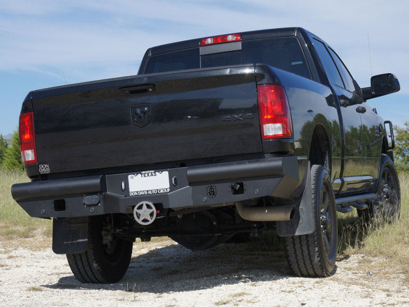 Road Armor 10-18 Dodge 2500 Vaquero Rear Non-Winch Bumper - Tex Blk Road Armor