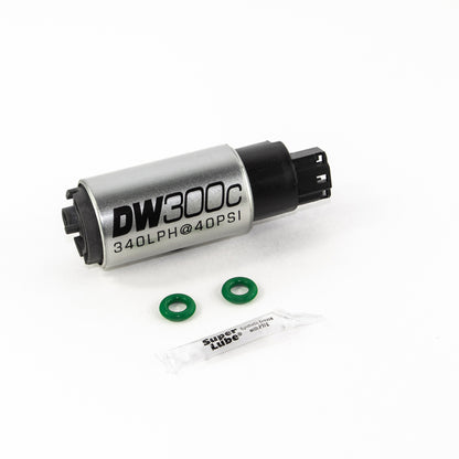 DeatschWerks 340lph DW300C Compact Fuel Pump w/ 02-06 RSX Set Up Kit (w/o Mounting Clips) - eliteracefab.com