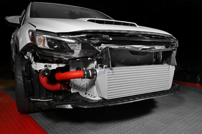 Perrin 22-23 Subaru WRX Front Mount Intercooler Kit (Red Tubes & Silver Core) Perrin Performance