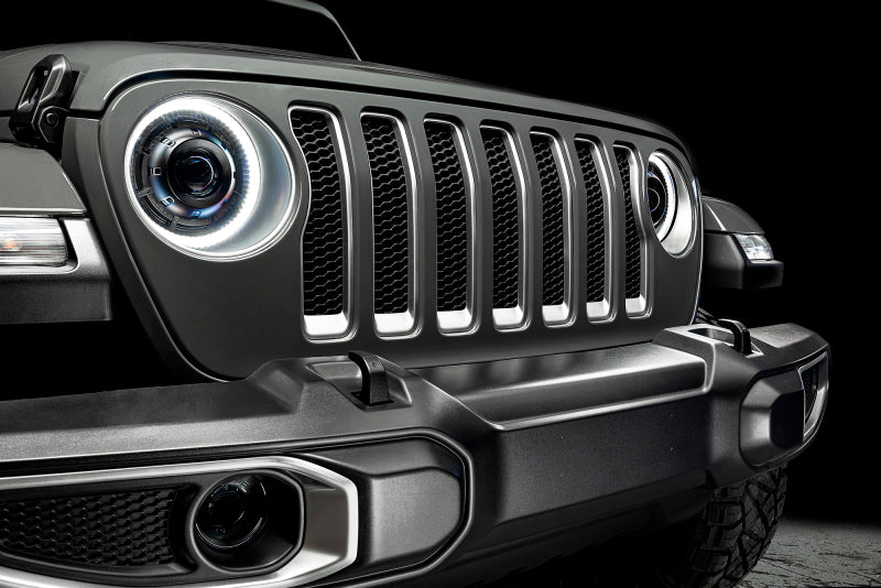 Oracle Oculus Bi-LED Projector Headlights for Jeep JL/Gladiator JT - Graphite Metallic - 5500K - eliteracefab.com