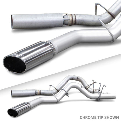 Banks Power 17+ GM Duramax L5P 2500/3500 Monster Exhaust System - SS Single Exhaust w/ Black Tip - eliteracefab.com