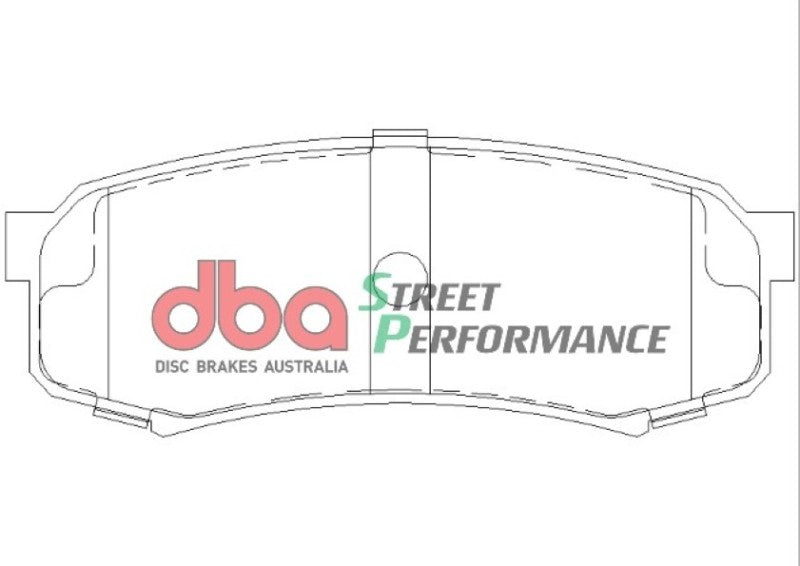 DBA Street Performance Rear Brake Pads - DB1200SP DBA