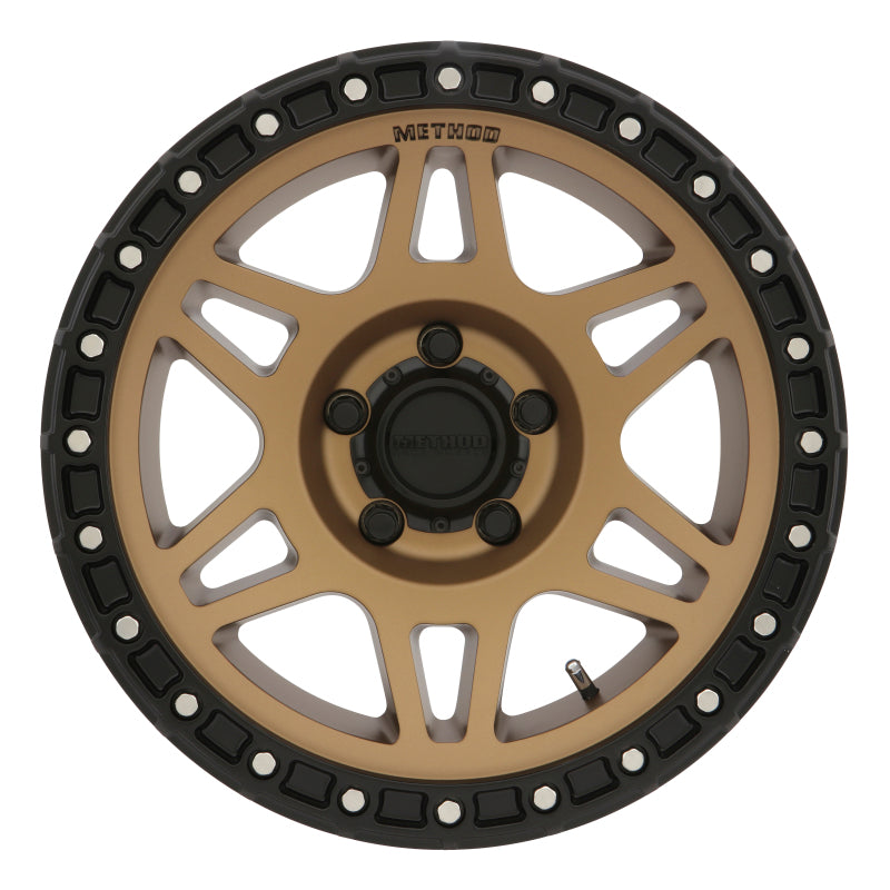 Method MR312 17x8.5 0mm Offset 5x5.5 108mm CB Method Bronze/Black Street Loc Wheel - eliteracefab.com