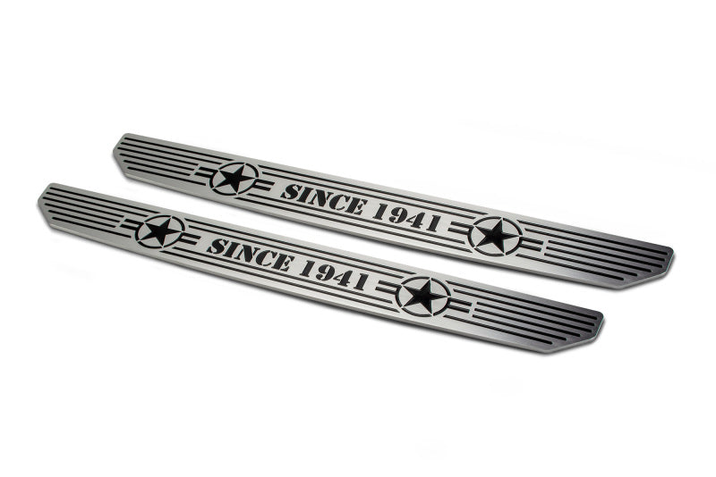 DV8 Offroad 2018-2019 Jeep Gladiator JL Front Sill Plates - eliteracefab.com