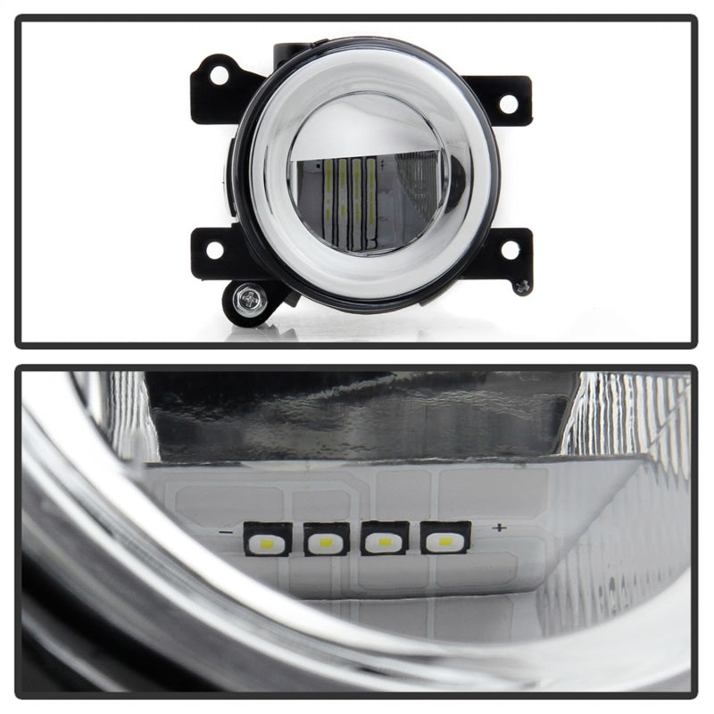 Spyder Nissan Maxima 09-21 OEM Full LED Fog Lights w/Switch Clear FL-NM2019-LED-C - eliteracefab.com