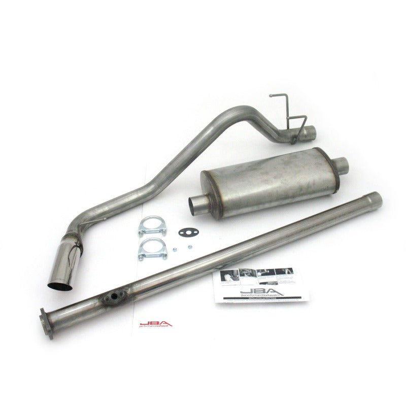 JBA 95-99 Toyota Tacoma (Xtra Cab) 2.4L/2.7L 409SS Pass Side Single Exit Cat-Back Exhaust JBA