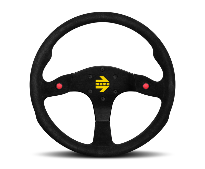 Momo MOD80 Steering Wheel 350 mm -  Black Suede/Black Spokes MOMO