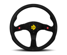 Load image into Gallery viewer, Momo MOD80 Steering Wheel 350 mm -  Black Suede/Black Spokes MOMO