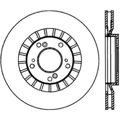 Stoptech 00-09 Honda S2000 Front CRYO-STOP Rotor Stoptech