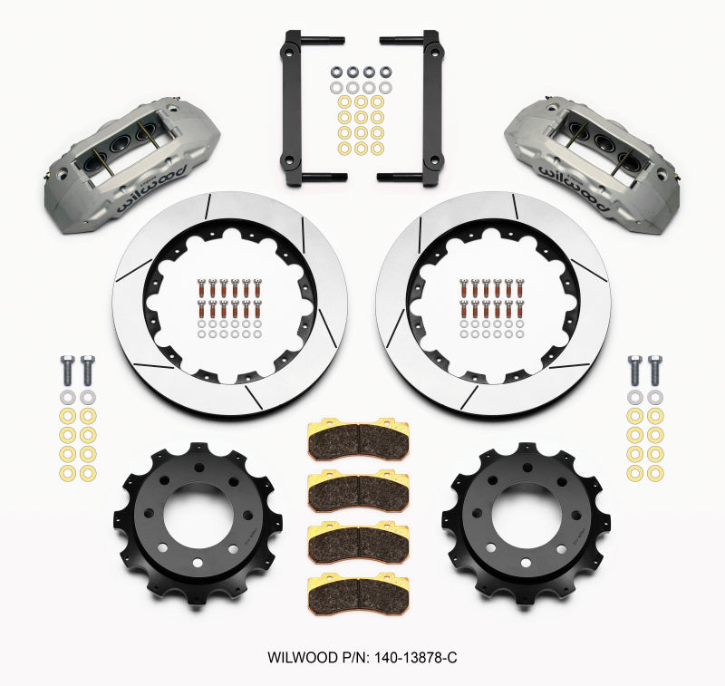 Wilwood TX6R Rear Kit 16.00in Clear Ano 1999-2010 GM H2 / 2500 4.63 Cntr Wilwood