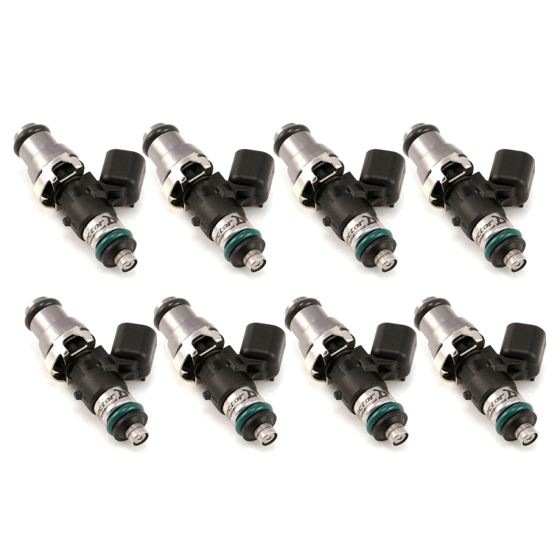 Injector Dynamics 1340cc Injectors - 48mm Length - 14mm Grey Top - 14mm Lower O-Ring (Set of 8) - eliteracefab.com