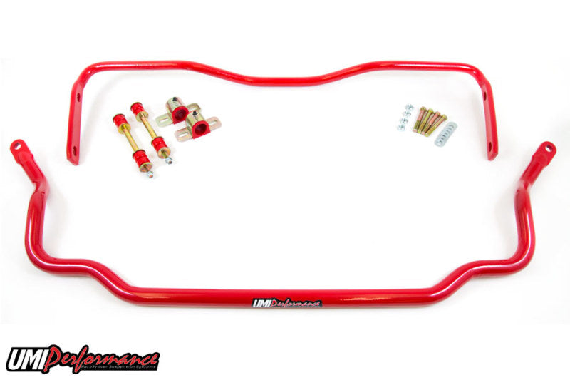 UMI Performance 78-88 GM G-Body Solid Front & Rear Sway Bar Kit - eliteracefab.com