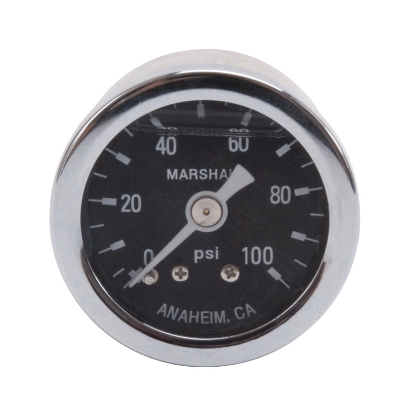Russell Performance 100 psi fuel pressure gauge (Liquid-filled) - eliteracefab.com