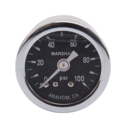 Russell Performance 100 psi fuel pressure gauge (Liquid-filled) - eliteracefab.com